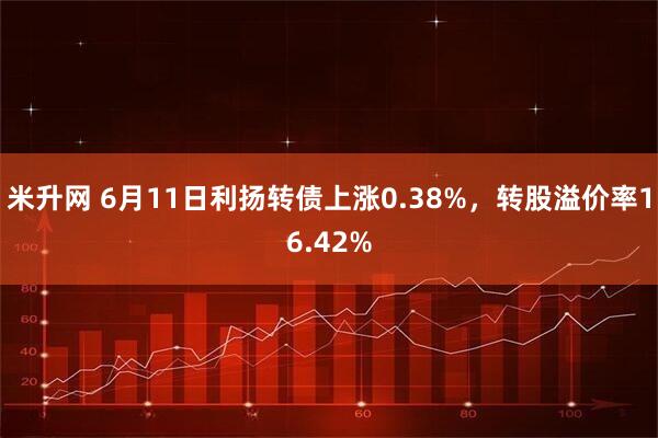 米升网 6月11日利扬转债上涨0.38%,转股溢价率16.42%